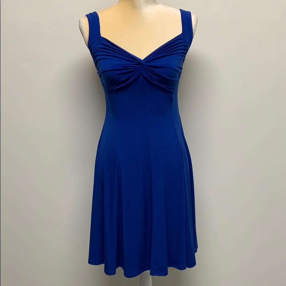 XS Moda International Cobalt Blue Dress